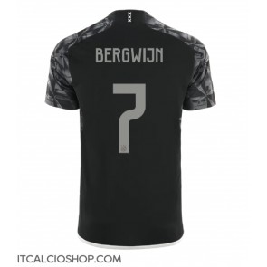 Ajax Steven Bergwijn #7 Terza Maglia 2023-24 Manica Corta